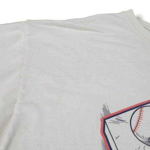 Marvel Thor Shirt Size Medium MLB New York Mets Graphic Tee Grungy Grunge Stains - Picture 6 of 12